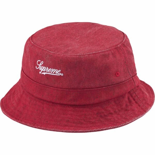 Bucket Supreme Coated Denim Crusher Vermelho