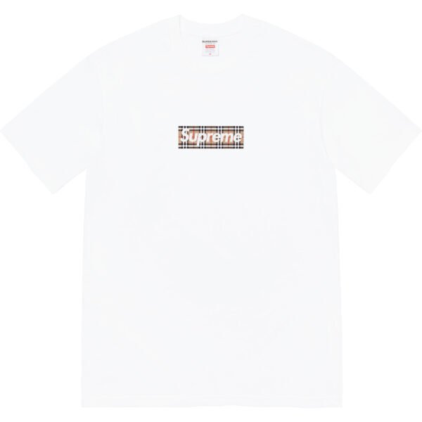 Camisa Supreme X Burberry Branca