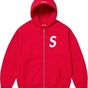 Moletom Supreme S ziper Vermelho