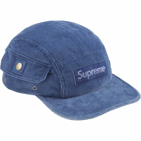 Boné Supreme Corduroy Pocket Azul