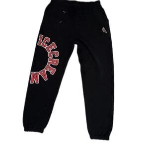 Calça Moletom Ice Crem Preta