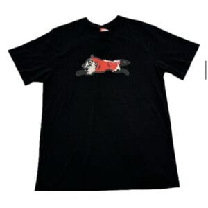 Camiseta Ice Cream Preta Logo Rasgado