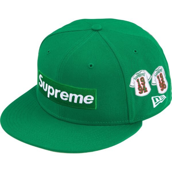 Boné Jerseys Box Logo Supreme Verde