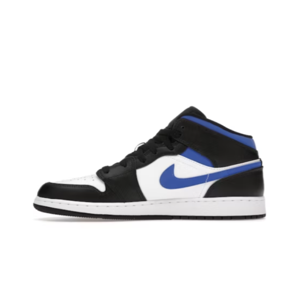 Nike Air Jordan 1 Mid White Black Racer Blue