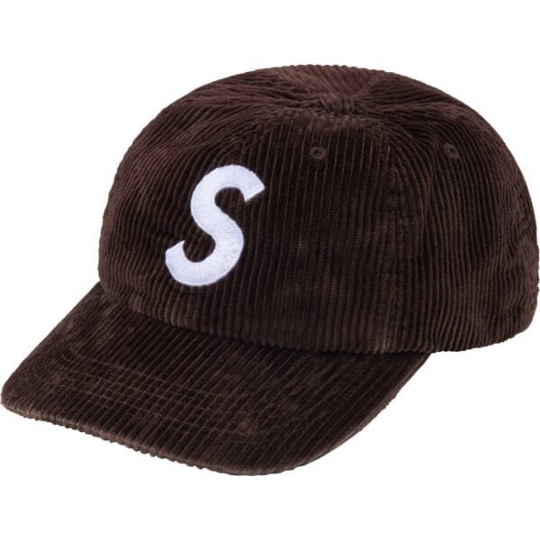 Boné Supreme Corduroy S Logo