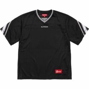 Camisa de futebol Supreme Jacquard Preta