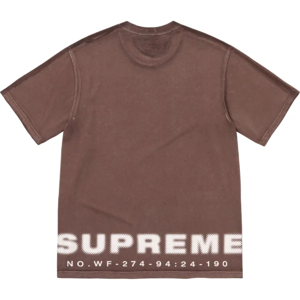 Camiseta Supreme Descarga Marrom