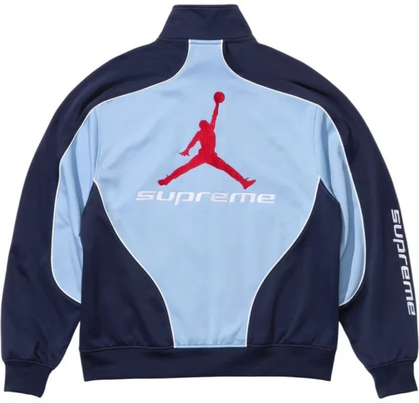 Jaqueta Tricô Supreme X Jordan Azul