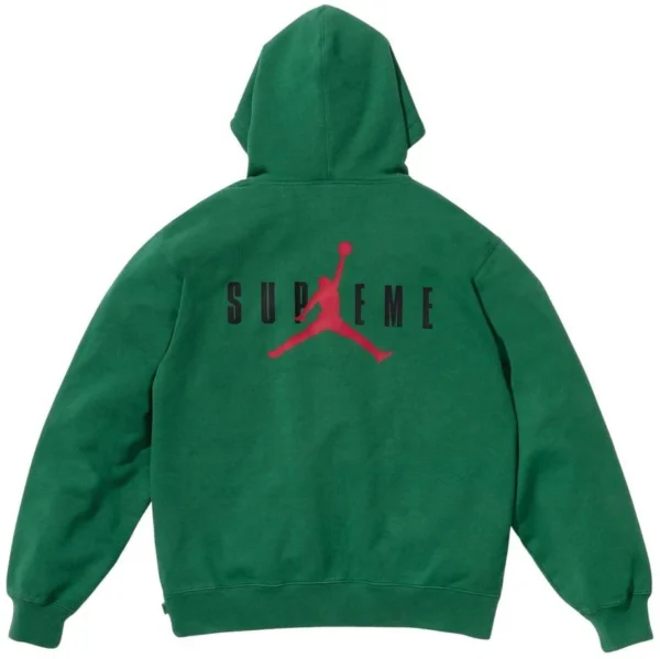 Conjunto Moletom Supreme X Jordan Verde