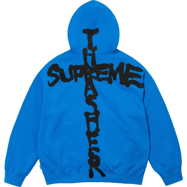 Conjunto Moletom Supreme x Thrasher Azul