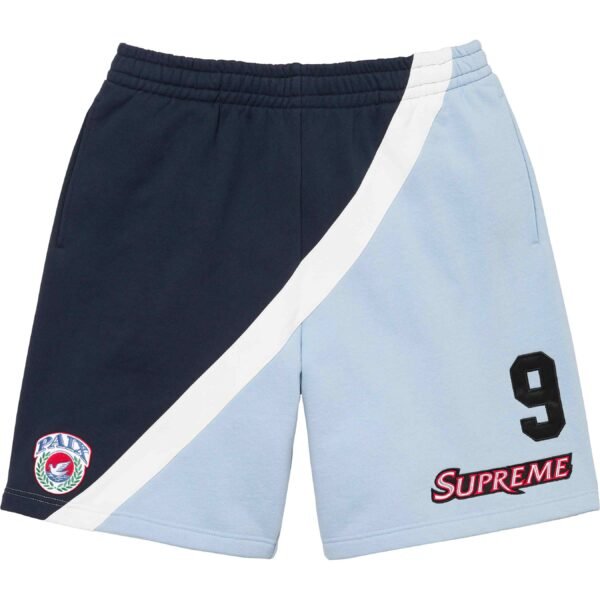 Bermuda Moletom Equipe Supreme Azul