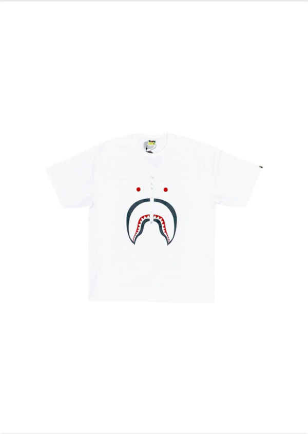 Camiseta Bape Shark Branca