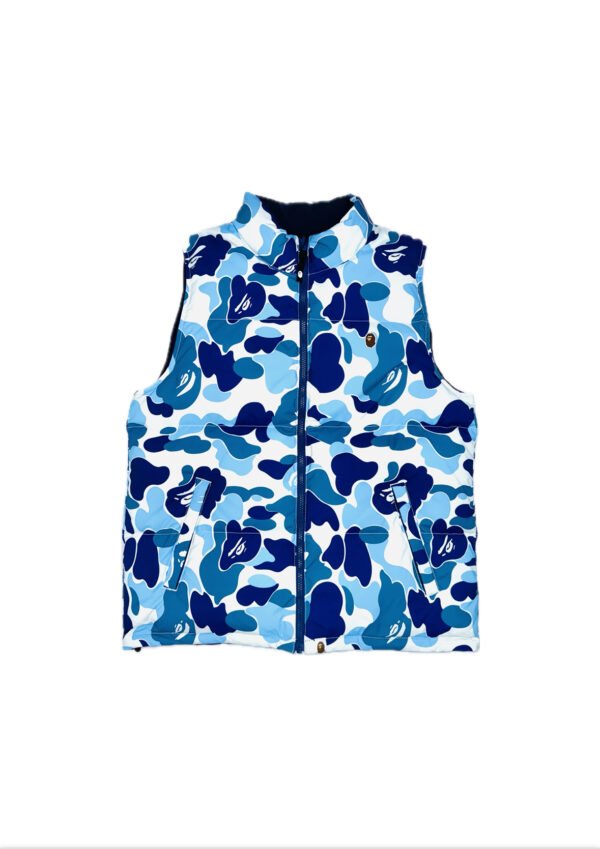 Colete Puffer Bape Azul