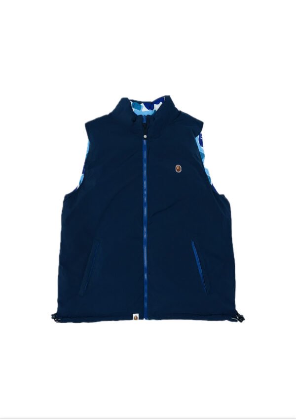 Colete Puffer Bape Azul