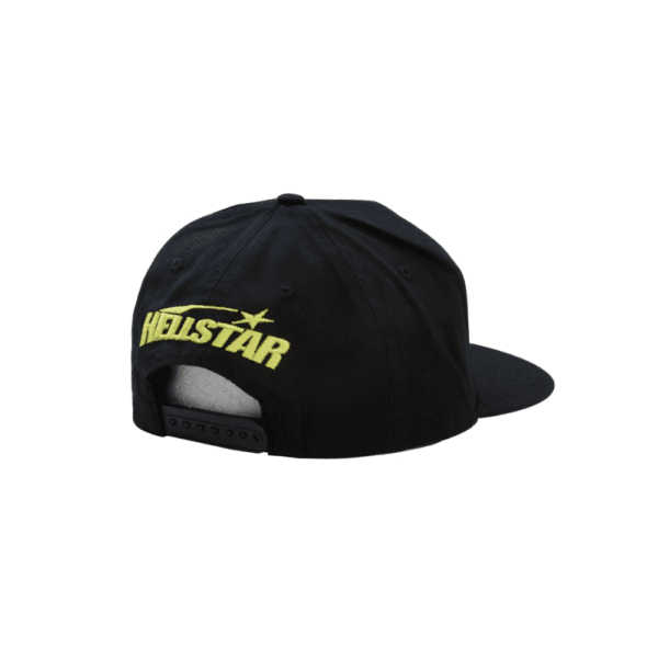 Boné Hellstar NY Snapback Preto e Verde Neon