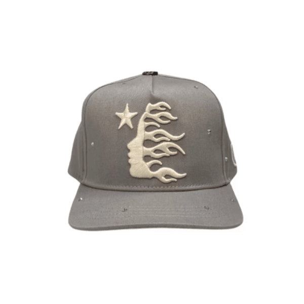 Boné Hellstar OG Logo Rhinestone Cap Cinza