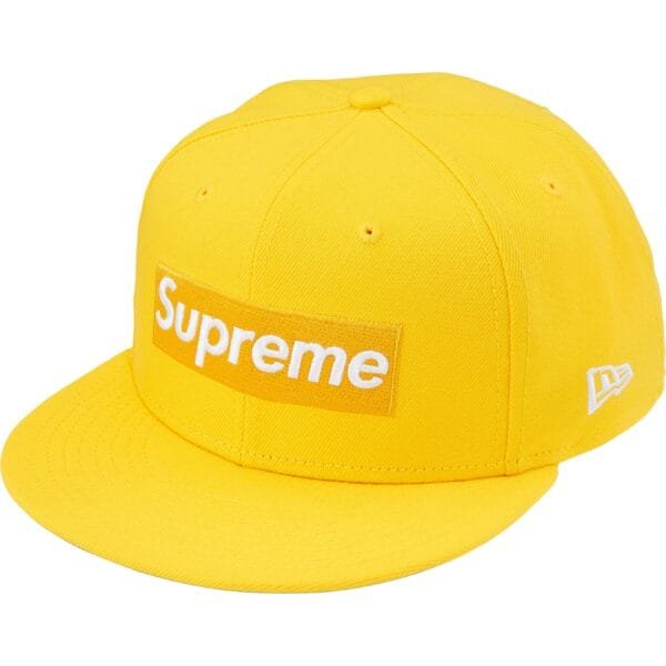 Boné Supreme Championship Box Logo Amarelo