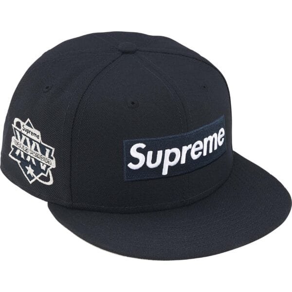 Boné Supreme Championship Box Logo Azul