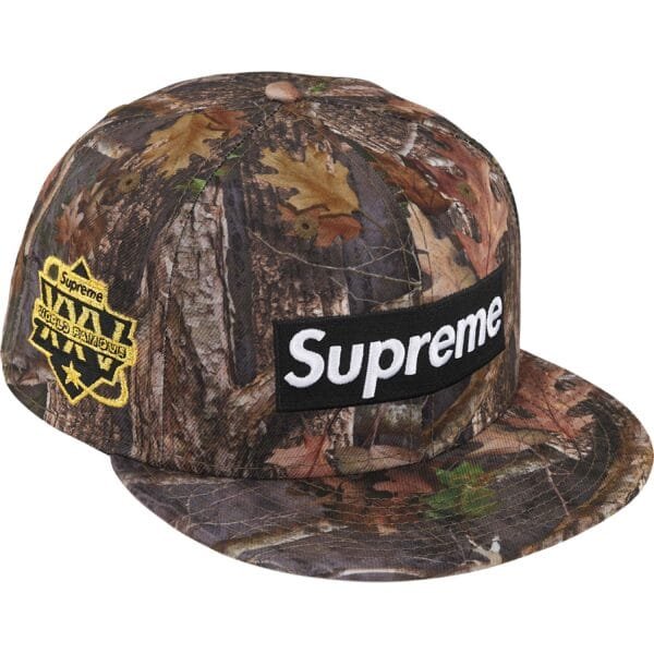 Boné Supreme Championship Box Logo Camuflado