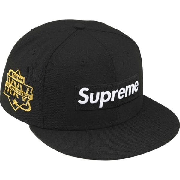 Boné Supreme Championship Box Logo Preto