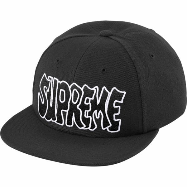 Boné Supreme Creep 6-Panel Preto