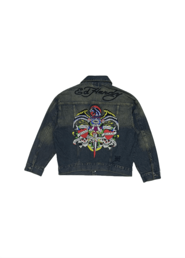 Jaqueta Jeans Ed Hardy