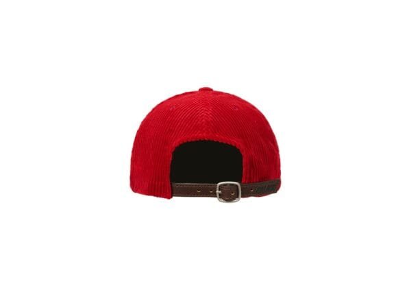 Boné Palace x Cord Tri-Ferg Patch 6-Panel Red