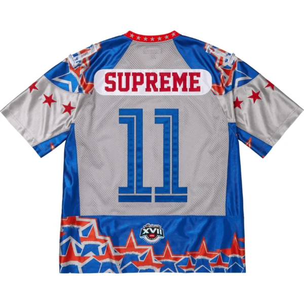 Camiseta Supreme Stars Football Jersey Azul