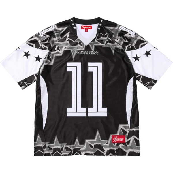 Camiseta Supreme Stars Football Jersey Preto