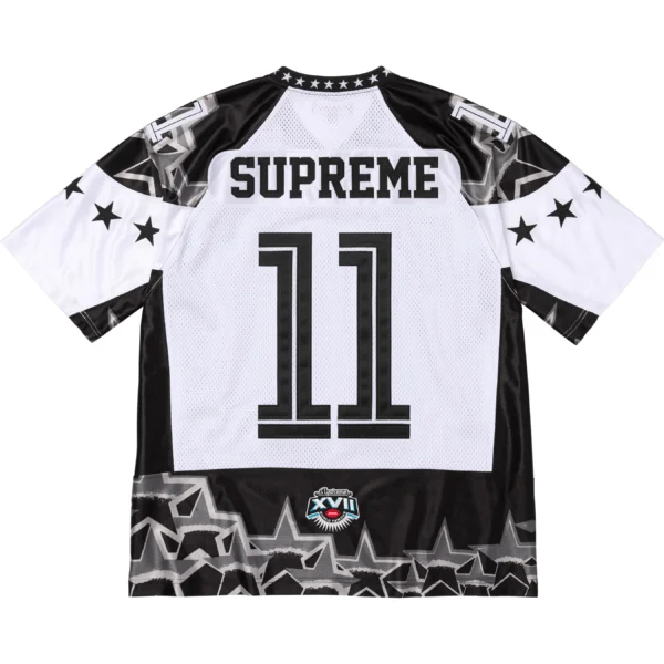 Camiseta Supreme Stars Football Jersey Preto