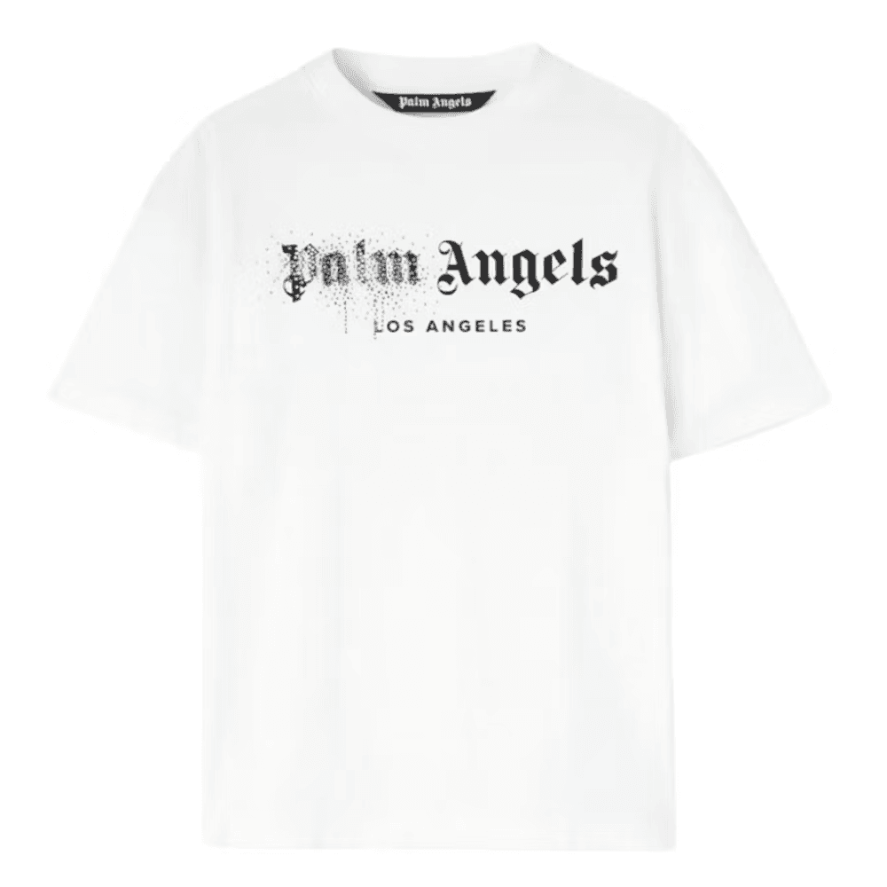 Camiseta Palm Angels Branca Brilho