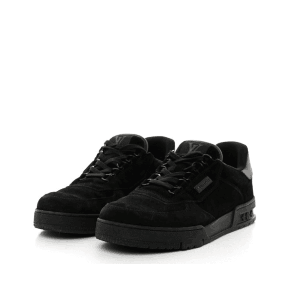 Louis Vuitton Trainer Black Suede