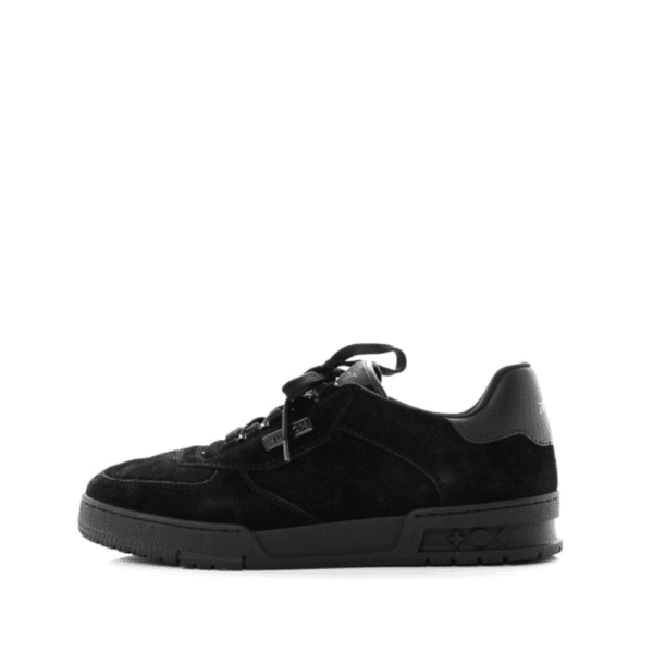 Louis Vuitton Trainer Black Suede