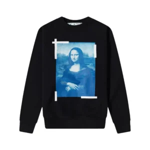 Moletom Off-White Mona Lisa Preto