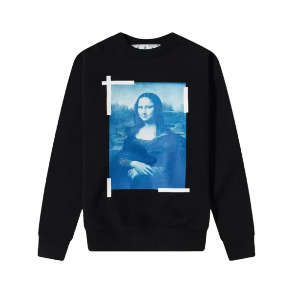 Moletom Off-White Mona Lisa Preto