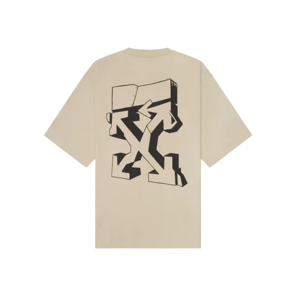 Camiseta Off-White Graffiti Skate Oversized Graphic Tee