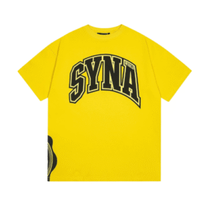 Camiseta SynaWorld Amarela Preta