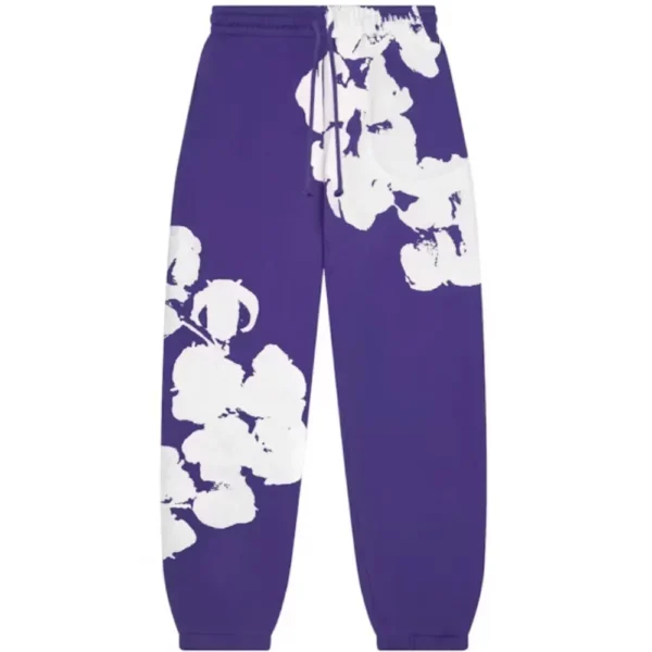 Conjunto Moletom Denim Tears Big Cotton Purple