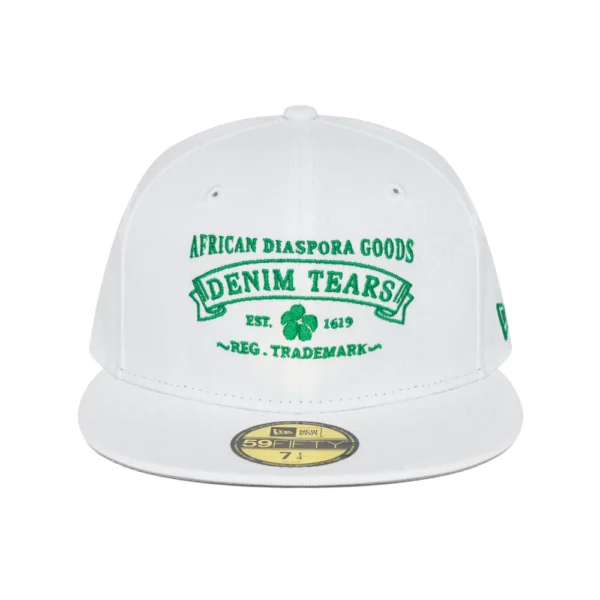 Boné Denim Tears x New Era ADG Branco