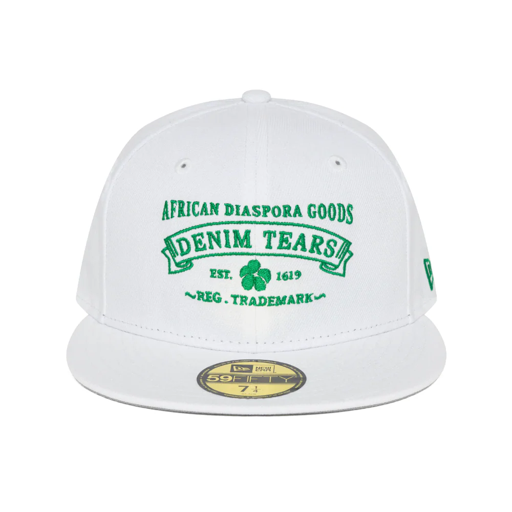 Boné Denim Tears x New Era ADG Branco