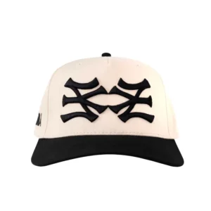 Boné oMA Studios Ny Ny Curved Brim White Black