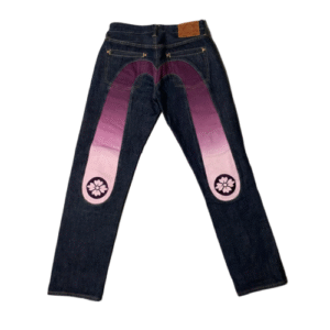 Calça Jeans Evisu Roxa