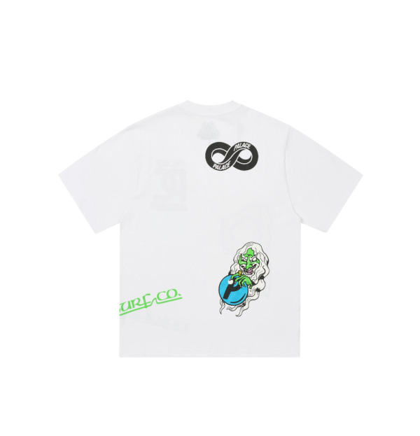 Camiseta Palace Sponsor White