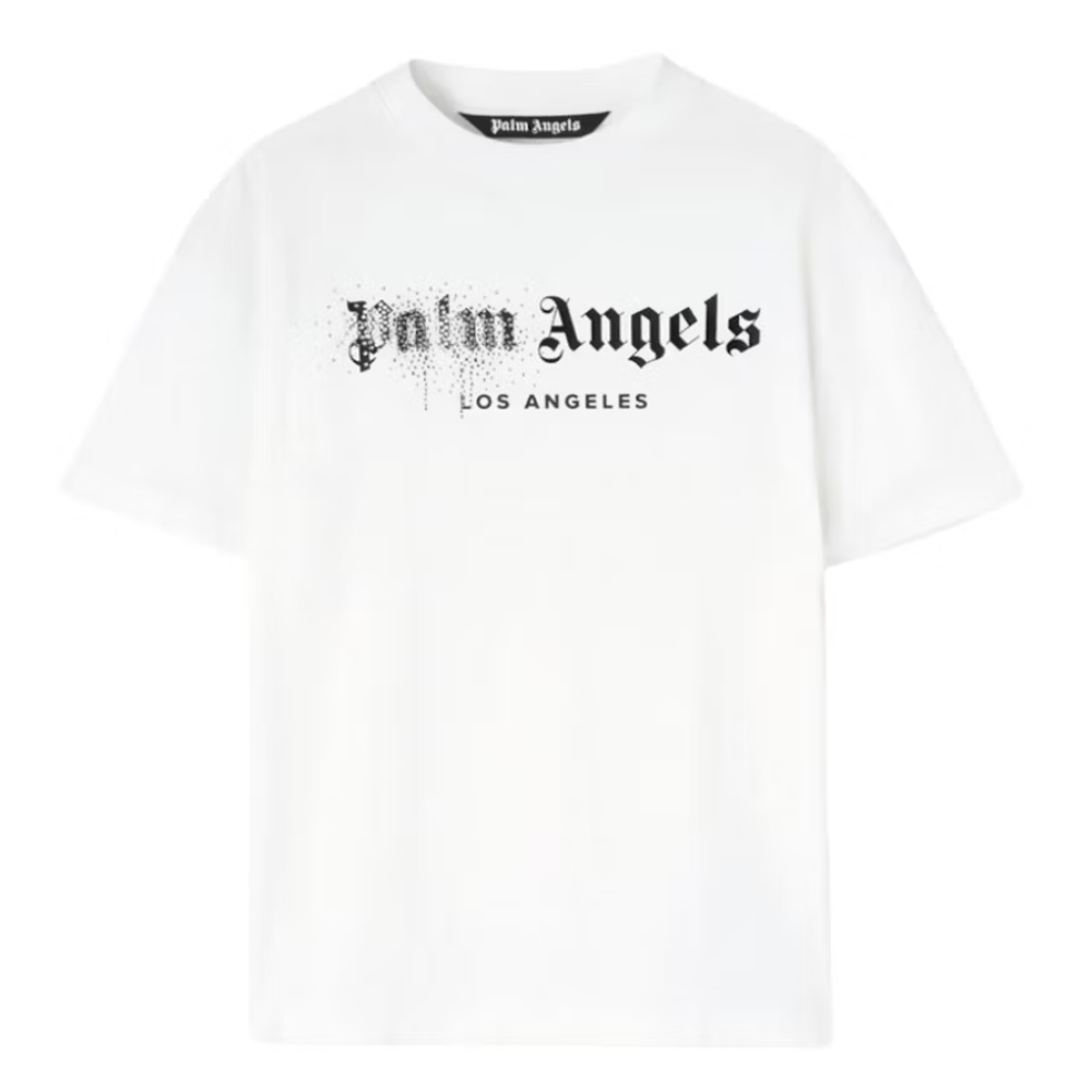 Camiseta Palm Angels Branca Brilho