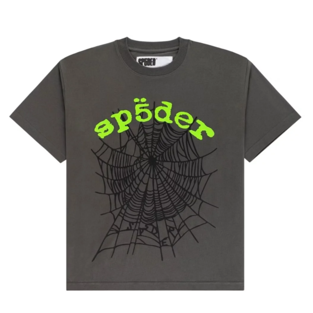 Camiseta SP5DER OG Web V2 Cinza