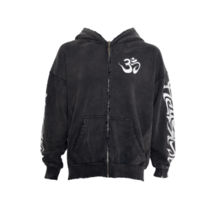 Conjunto HellStar Zip-Up Preto