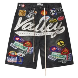 Bermuda Jeans Valley Forever Preta