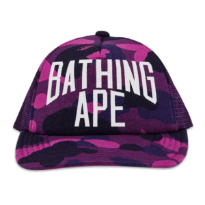 Boné Ape Trucker Roxo
