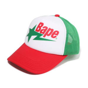 Boné Bape Sta Mesh Vermelho x Verde