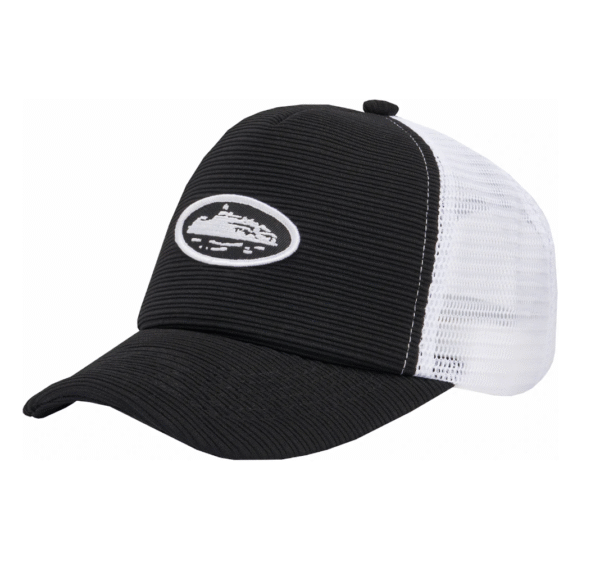 Boné Corteiz Short Peak Trucker Black